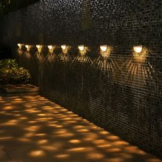 Solar Stair Lights Outdoor Step Lights LED Garden Lights Wall Mounted Lights - Dazuma Fence Lights, Deck Fence, Stair Lights, Step Lighting Outdoor, Outdoor Steps, Led Garden Lights, Stair Lighting, Solar Led Lights, Solar Lamp