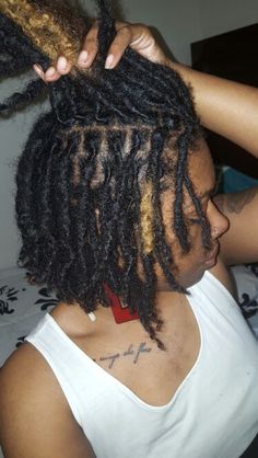 Baby locs Loc Styles For Older Women, Locs Grid Pattern, Loc Grid Pattern, Dreadlock Styles, Dreadlock Hairstyles, Natural Hair Inspiration