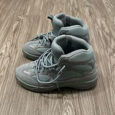 Brand New Yeezy Desert Boots, House Blue, Sz 11.5. Comes With Shoebox And Shoe Sleeves For Shoe Protection. Yeezy Desert Boots, Yeezy Boots, Shoes Yeezy, Mens Yeezy, Yeezy Season, Yeezy Shoes, Desert Boots, Pretty Shoes, Shoe Box