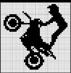 an image of a black and white pixellated drawing of a man with a baseball bat