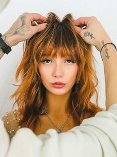 It has never been more in style than to be your truest self. And as individuals everywhere start to lean into wearing a variety of textures and finishes — new haircuts are emerging all the time. Fringe Inspiration, Layers Fringe, Shaggy Cut, Ponytail Tutorial, Stay Consistent