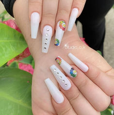 50 Rhinestone Nail Art Ideas to Try Now Trendy Nail Art