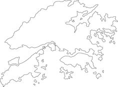 an outline map of the country of italy with all its towns and roads outlined in black ink