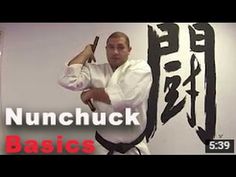 How to use Nunchucks for beginners Part 1 Basic Nunchuck Drill with Sensei David - YouTube Stick Exercises, Isshinryu Karate, Marshal Arts, Mai Thai, Nunchucks, Martial Arts Workout, Martial Arts Training, Wing Chun