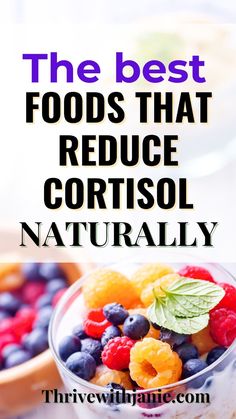 Foods that help to reduce cortisol naturally are wholesome naturally foods full of vital nutrients to manage stress and fatigue making feel energetic while helping you lose weight. Combine these foods with a healthy lifestyle to lower cortsisol levels and boost your health. Breakfast To Lower Cortisol, Herbs To Lower Cortisol, Foods To Help Lower Cortisol, Cortisol Reducing Foods, Cortisol Diet Meal Plan, Cortisol Triggering Foods, Cortisol Detox Diet, Cortisol Balance