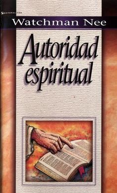 the book cover for autoridd espitual