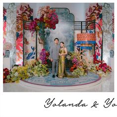 Peranakan Wedding Decoration, Chinese Engagement Decoration, Chinese Wedding Backdrop, Crazy Rich Asians Wedding, Peranakan Wedding, Sangjit Decoration, Backdrop Engagement, Asian Wedding Decor, Chinoiserie Wedding