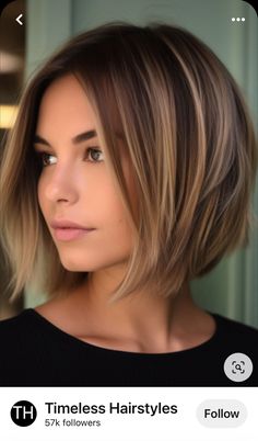 "bixie" Haircut 2024, Κούρεμα Bob, Blonde Hair Transformations, Dark Roots Blonde Hair, Layered Haircuts For Medium Hair, Corte Bob, Choppy Bob Hairstyles, Haircuts For Wavy Hair, Brown Hair With Blonde Highlights