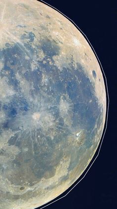 an image of the moon taken from space