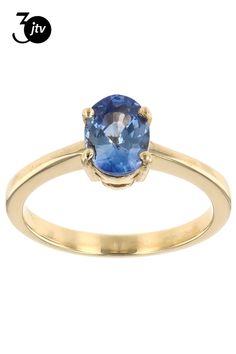 1.51ct Oval Blue Ceylon Sapphire 14k Yellow Gold Ring. Measures Approximately 0.29"L x 0.25"W. Sapphire Engagement Ring Gold, Sapphire Ring Gold, Oval Sapphire Engagement Ring, Sapphire Wedding Ring, Engagement Ring Gold, Sapphire Wedding Rings, Gold Sapphire Ring, Ceylon Sapphire, Sapphire Wedding