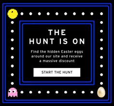 the hunt is on find the hidden easter eggs around our site and receive a massive discount