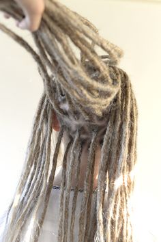 Dreadlocks Journey, Partial Dreadlocks, Dreadlock Inspiration, How To Make Dreadlocks, Dreadlock Journey, Distressed Locs, White Dreads, Dread Hair