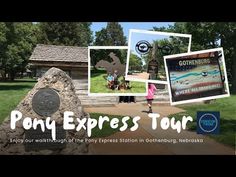 an image of a sign that says pany express tour in front of the park