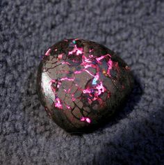 Australian Opals/ like trapped lightening or dragon eggs! ╰☆╮skymomma╰☆╮ Dragon Eggs, Australian Boulder Opal, Metallic Pink