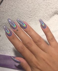 Gel Chrome Nails, Boho Nails, Hello Nails, Pearl Nails, Nail Designs Glitter, Hot Nails, Holographic Nails, Minimalist Nails, Dream Nails