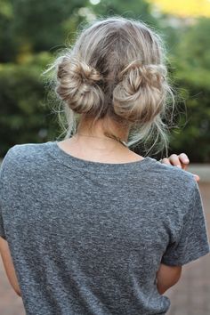 pigtail buns braids pigtails try season amazing most Tutorial Chignon, Trendy We Fryzurach, Bohemian Hairstyles, Boho Hairstyles, Grunge Hair, Beach Hair, Hair Dos, Trendy Hairstyles, Hair Day