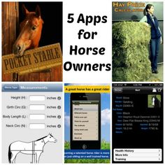 there are five apps for horse owners