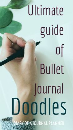 Ultimate List of Bullet Journal Doodles - 50 FREE Step-by-step Instructions Doodle Art Journals Sketchbooks, Diy Bullet Journal Ideas, Beginner Bullet Journal, Bullet Journal Simple, Bullet Journal Doodles Step By Step, Types Of Bullet Journals, Planner Doodles, Notebook Doodles, Bullet Journal How To Start A