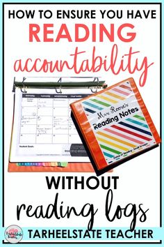 a binder with the title how to ensure you have reading accessibility without reading logs