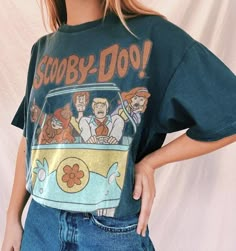 Scooby Doo Cartoon, Scooby Doo Birthday, Vintage Scooby Doo, T Shirt Cartoon, Birthday 2023, Cartoon Vintage, Cartoon T Shirt, Shirts Vintage, Cartoon T Shirts