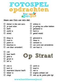 a to do list with the words op stratt on it and an image of a