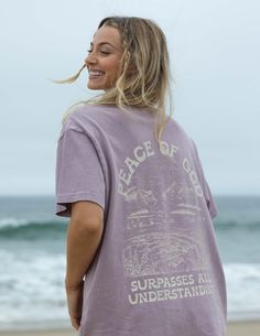 " And  the peace of God,  which surpasses all understanding, will guard your hearts and your minds in Christ Jesus." -Philippians 4:7    Size:  Model is 5'7" and wearing a size Small. Fit:  Oversized, Unisex Fit. Color: Vintage Orchid Composition:  100% Cotton Features:   Garment Dyed, Super Soft, Pre-Shrunk The Peace Of God, Philippians 4 7, Elevated Faith, Christian Accessories, Wishlist 2024, Christian Things, Christian T Shirts, Peace Of God, Guard Your Heart