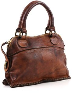 Campomaggi Lavata Satchel Leather cognac 28 cm - C1295VL-1702 | Designer Brands :: wardow.com Sac Michael Kors, Cheap Michael Kors, Mk Bags, Boot Bag, Agra, Womens Fashion Trends, Bago