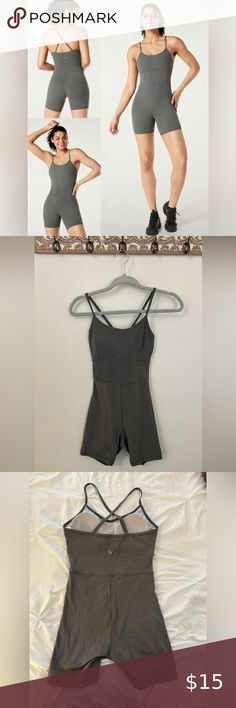 Active Romper Active Romper, Stretchy Fabric, Adjustable Straps, Rompers, Pants, Fabric, Dresses