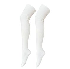 PRICES MAY VARY. Material:Made with premium ultra soft cotton. More Comfortable, Soft, Breathable, Thick, Warm, Great Fall/ Winter Thigh High Socks. Package include 1 pair thigh high socks Size:the length of socks from heel to top is about 70cm/27", super stretchy, These socks are perfectly for women who's height is 5.2ft-5.9ft, Suggested Women Shoe Size: 6 - 10 Good elasticity: The top of the socks is made with an extra-wide band and has great elasticity, more comfortable and preventing the soc Socks Package, Tall Boot Socks, Over Knee Socks, Leg Warmer, Over The Knee Socks, Warm Boots, Thigh High Socks, Thigh High Stockings, Calf Socks