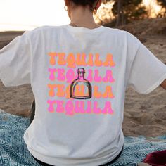 Tequila Themed Unisex T-Shirt *Size up for oversized look* Unisex heavy cotton tee. Basic staple of any wardrobe. No side seams mean there are no itchy interruptions under the arms. 100% cotton (fiber content may vary for different colors) Classic fit Tear-away label Runs true to size ... Tequila t-shirt, tequila shirt, Alcohol shirt, Funny shirt, Alcohol gift, Tequila gift, Gift for tequila lover, Unisex tshirt, Gift for dad, Gift for Husband, Gift for Wife, Birthday gift ideas, Bachelorette pa Wife Birthday Gift Ideas, Alcohol Shirts, Tequila Party, Tequila Gift, Gift For Wife Birthday, Bachelorette Sash, Bridal Squad, Bachelorette Tshirts, Bachelorette Vacation