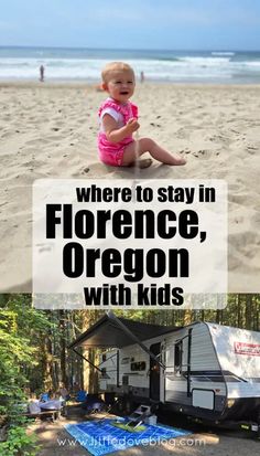 Where to stay in Florence, Oregon with kids. What to do during a weekend getaway to Florence, Oregon with your family. Florence, Oregon