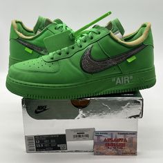 Green Leather Sneakers With Embossed Logo, Nike Luxury Leather Sneakers, Green Nike Air Force, Nike Air Force Men, Air Force 1 Shoes, Athletic Shoes Nike, Nike Air Force 1 Low, Sneaker Games, Long Hours