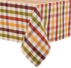 an image of a table cloth set on top of each other with a checkered design