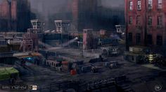 ArtStation - Rebel base, Marina Ortega Apocalypse Items, Post Apocalyptic Accessories, Apocalyptic Wasteland, Military Bunkers, Composition Board, Zombie Army, Post Apo, Level Design