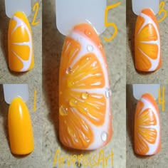 Food Nail Art, Unghie Nail Art, Pretty Nail Art Designs