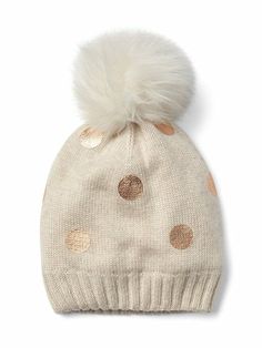 FIRST QUALITY GAP!!! NO OUTLET ITEMS!!!                             Hi, you are bidding on a GAP GIRLS ROSE GOLD DOT POM HAT                            SIZE SMALL/MEDIUM brand new with the original GAP tags.   100% Acrylic Machine was, delicate cycle Soft knit. Ribbing at bottom. Allover dots. Pom at top   SMOKE FREE, PET FREE HOME! ORIGINAL RETAIL $29.95  PLEASE SEE MY OTHER GAP ITEMS PLEASE ASK QUESTIONS. THANKS FOR LOOKING. GOOD LUCK BIDDING Knit Ribbing, Gold Dots, Cute Hats, Pom Pom Hat, Girl With Hat, Girls Accessories, Hat Sizes, Soft Knits, Stitch Fix