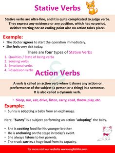 three different types of words in english