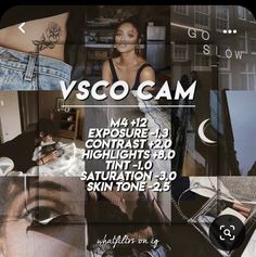 a collage of photos with text that reads, v - sco - cam