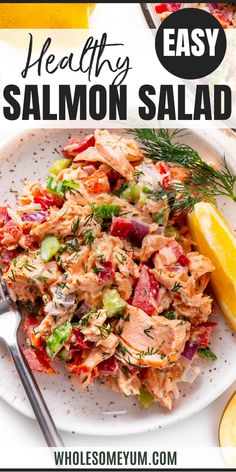 Salmon Salad Smoked Salmon Salad Sandwich, Salmon Salad Healthy, Salmon Packet Recipes Lunch, Cold Salmon Salad Recipes, Fresh Salmon Salad Recipes, Cold Salmon Recipes, Salmon Salad Recipes Healthy, Best Salmon Salad, Smoked Salmon Salad Recipes