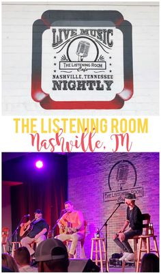 the listening room nashville, tn is hosting live music night with nashville's most famous band