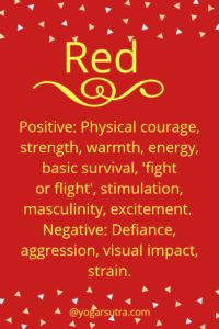 #Color Psychology. Red- Positive: Physical courage, strength, warmth, energy, basic survival, 'fight or flight', stimulation, masculinity, excitement. Negative: Defiance, aggression, visual impact, strain. Meaning Of Red, Flight Quotes, Colour Definition, Psychology Experiments, Colors And Emotions