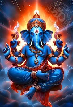 there is an image of the god ganesh