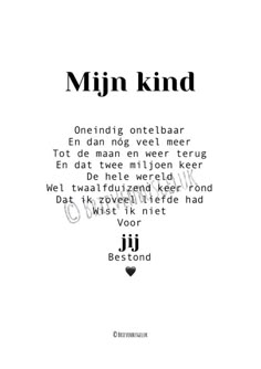 a poem written in black and white with the words,'mini kind'on it