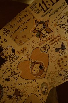 a close up of a piece of paper with animals on it