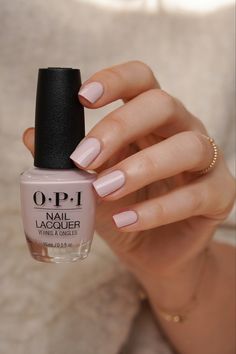 Pale Nail Colors, Opi Movie Buff, Opi Shellac Colors, Opi Neutral, Pale Nails, Best Nail Polish Brands