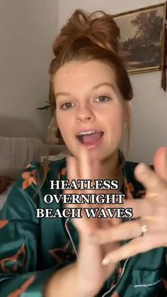 Simple Overnight Hairstyles, No Heat Medium Hairstyles, How To Make Straight Hair Wavy No Heat, Ways To Get Wavy Hair Overnight, Heatless Ways To Curl Your Hair, Easy Ways To Do Heatless Curls, Wet Overnight Curls, Best Overnight Curls Wet Hair, How To Have Beach Waves Overnight