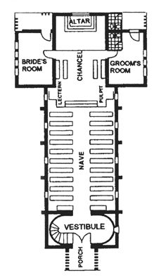 the floor plan for an apartment with two levels and three rooms, which are connected to each