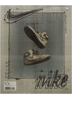 two shoes are shown on top of each other, with the word nike above them