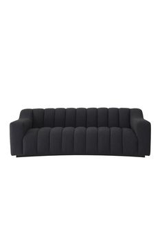 Black Bouclé Sofa | Eichholtz Kelly | Oroa.com European Furniture, Design District, Miami Design, European Designs, 3 Seater Sofa, House Inspo, New Furniture, Luxury Furniture, Seater Sofa