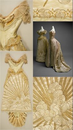 Charles Worth Gowns, Charles Frederick Worth Dresses, 1890s Ball Gown, 1880s Ball Gown, Worth Gowns, Victorian Fancy Dress, Gown One Shoulder, Charles Frederick Worth, Victorian Era Dresses